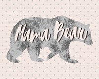 Mama Bear Silhouette Fine Art Print