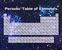 Periodic Table Of Elements Space Theme Fine Art Print