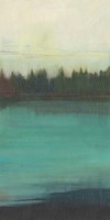 Teal Lake View II Fine Art Print