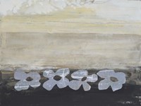 Stenciled Posies V Fine Art Print