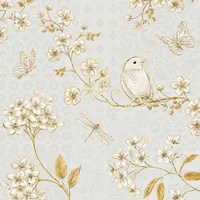 Golden Garden III Fine Art Print