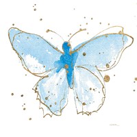 Gilded Butterflies IV Framed Print