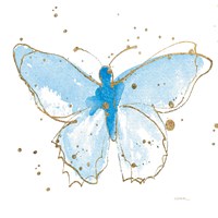 Gilded Butterflies IV Fine Art Print