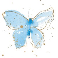 Gilded Butterflies III Framed Print