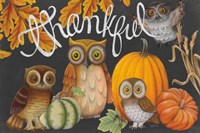 Harvest Owl III Fine Art Print