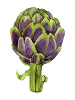 Watercolor Veggie I Framed Print