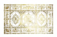 Gold Foil Ceiling Design Fine Art Print