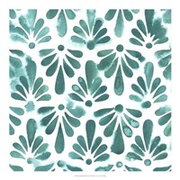 Aquamarine Motif I Fine Art Print