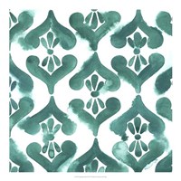 Aquamarine Motif II Fine Art Print