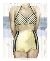 Bygone Bathers III Fine Art Print