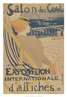 Salon des Cent-Exposition Internationale d'affiches Fine Art Print