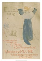 Elles (poster for 1896 exhibition at La Plume) Fine Art Print