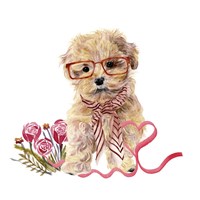 Valentine Puppy II Fine Art Print
