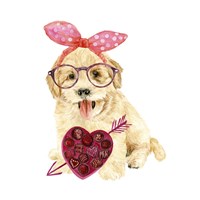 Valentine Puppy IV Fine Art Print