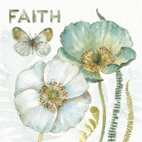 My Greenhouse Flowers Faith Fine Art Print