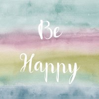 Rainbow Seeds Painted Pattern XIV Cool Happy Fine Art Print