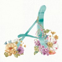 Rainbow Seeds Monogram A Fine Art Print