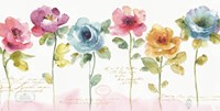 Rainbow Seeds Loose Floral V Fine Art Print