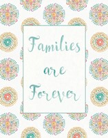 Rainbow Seeds Families Framed Print