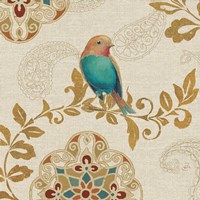Bird Rainbow Teal Fine Art Print