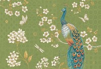 Ornate Peacock II Master Framed Print