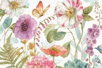 Rainbow Seeds Flowers I Fine Art Print