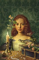 Portrait Of A Girl Fine Art Print