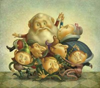 Santa Elf Dance Fine Art Print