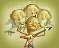 Angel and Punk Fine Art Print