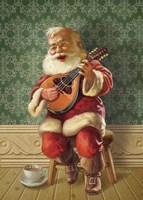 Singing Santa II Fine Art Print