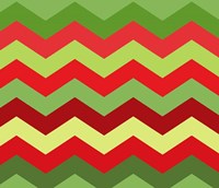 Xmas Chevron Fine Art Print