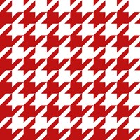 Xmas Houndstooth 2 Fine Art Print