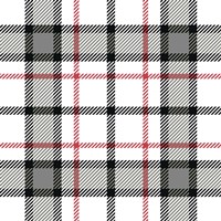 Plaid White Fine Art Print