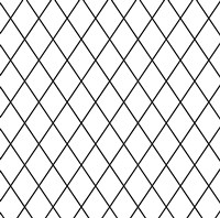 White and Black Pattern Fine Art Print