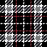 Plaid Black Fine Art Print