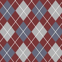 Checker Red Fine Art Print