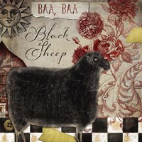 Baa Baa Black Sheep Fine Art Print