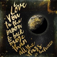 Moon and Back I Fine Art Print