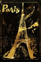 Gold Eiffel Fine Art Print