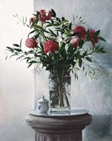 Fiori Sulla Colonna Fine Art Print