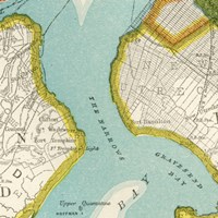 Vintage New York Map III Fine Art Print