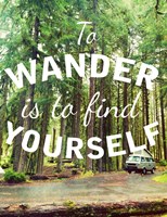 Wandering to Find Yourself Fine Art Print