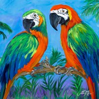 Island Birds Square I Fine Art Print