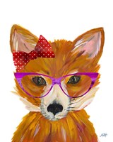 Nerdy Fox Fine Art Print