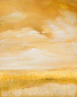 Above Golden Plains I Framed Print