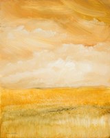 Above Golden Plains II Framed Print