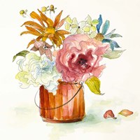 Flower Burst in Vase I Fine Art Print