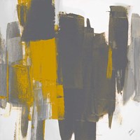 Prevailing Gray Square I Framed Print