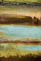 Teal Wahn I Fine Art Print