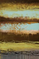 Teal Wahn II Framed Print